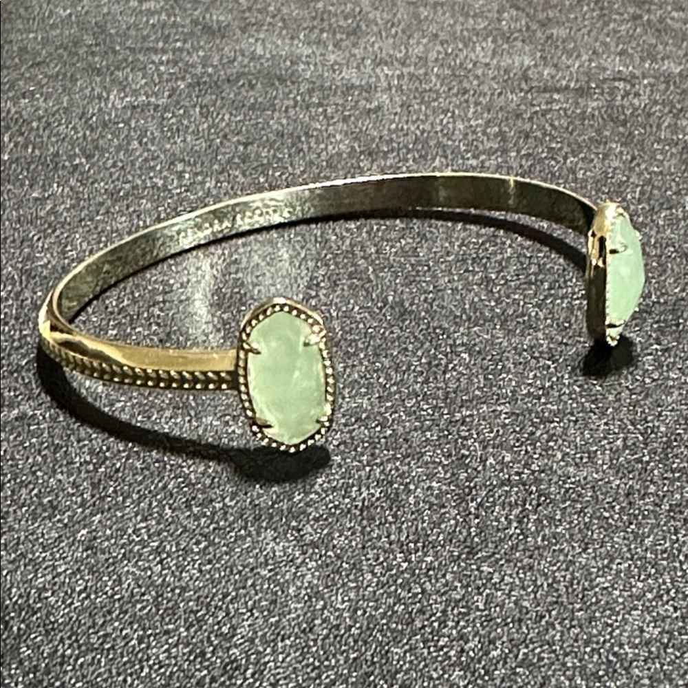 Kendra Scott Elton Pinch Cuff Bracelet In Light Gold
